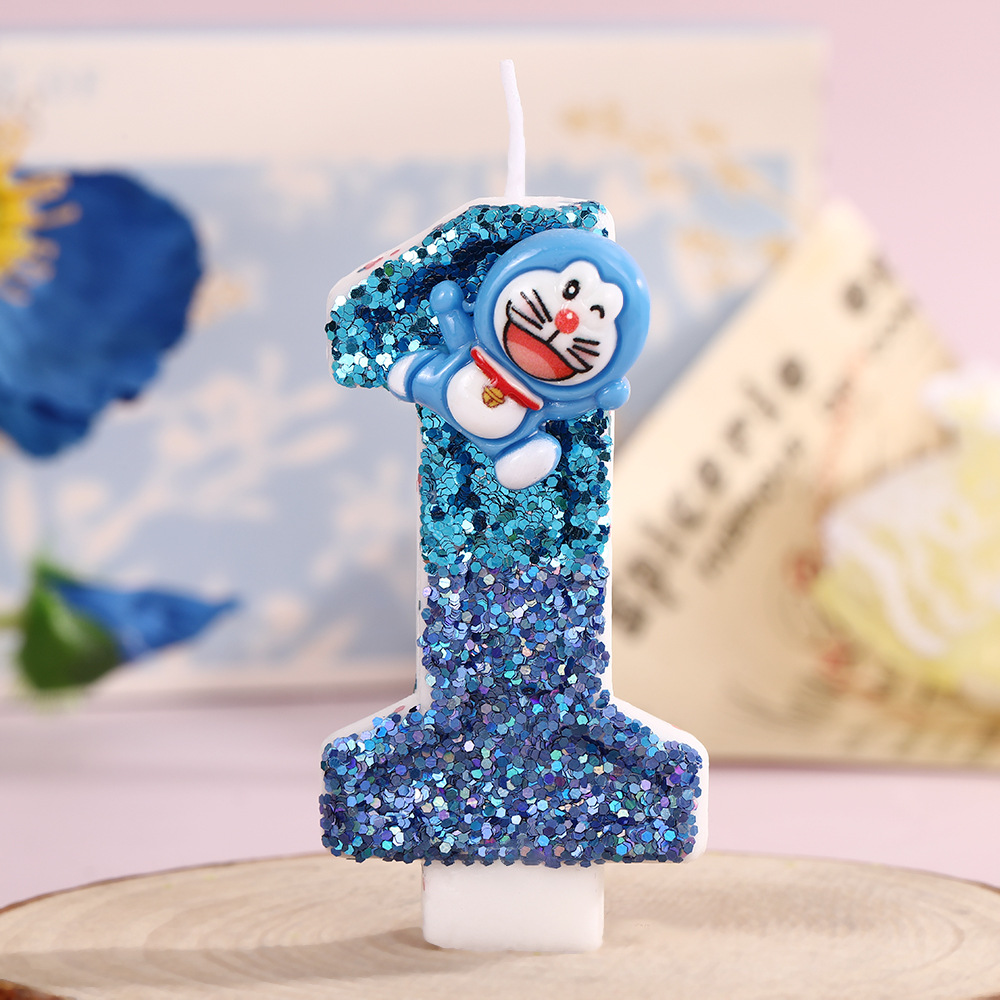 Candle Supplies Amazon - Nouvelles bougies numériques Doraemon pour Halloween,