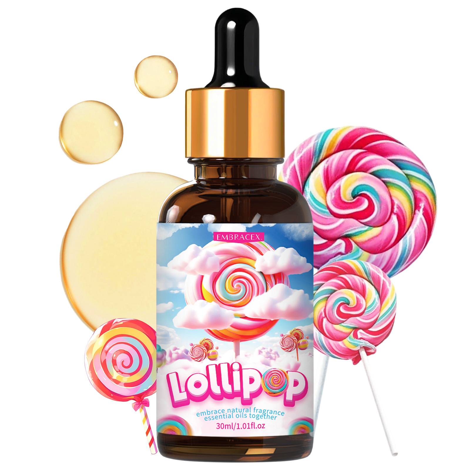 Candle Supplies Essential Oils - Huiles essentielles Lollipop 30ml, parfum pour