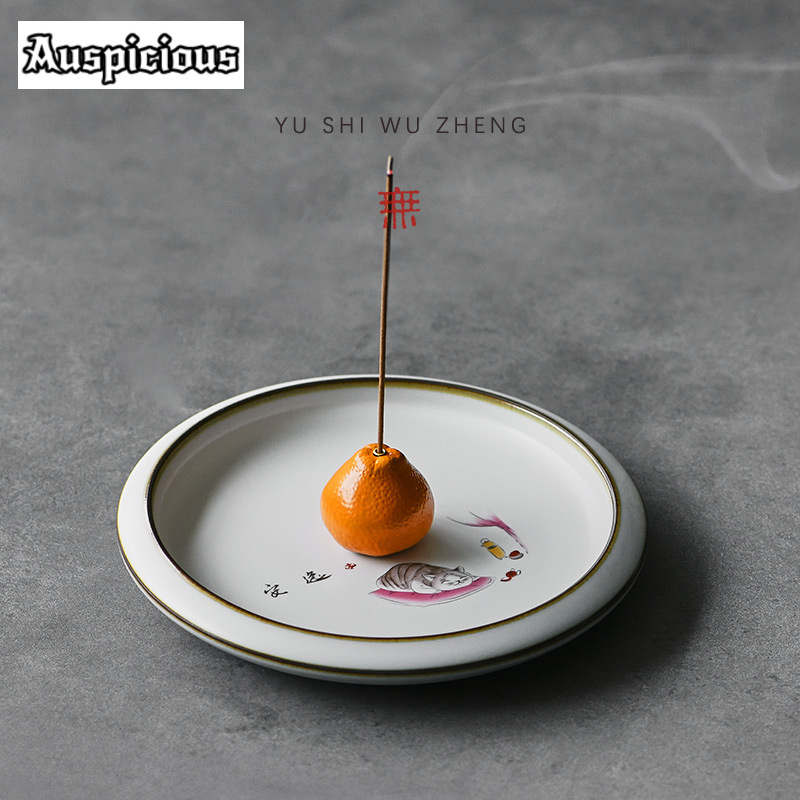 Candle Fragrance Supplies - Porte-moustique créatif pour encens, fil d'orange,