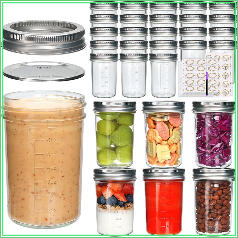 Lot de 30 bocaux Mason de 8 oz - Mason Jar 8Oz avis et prix