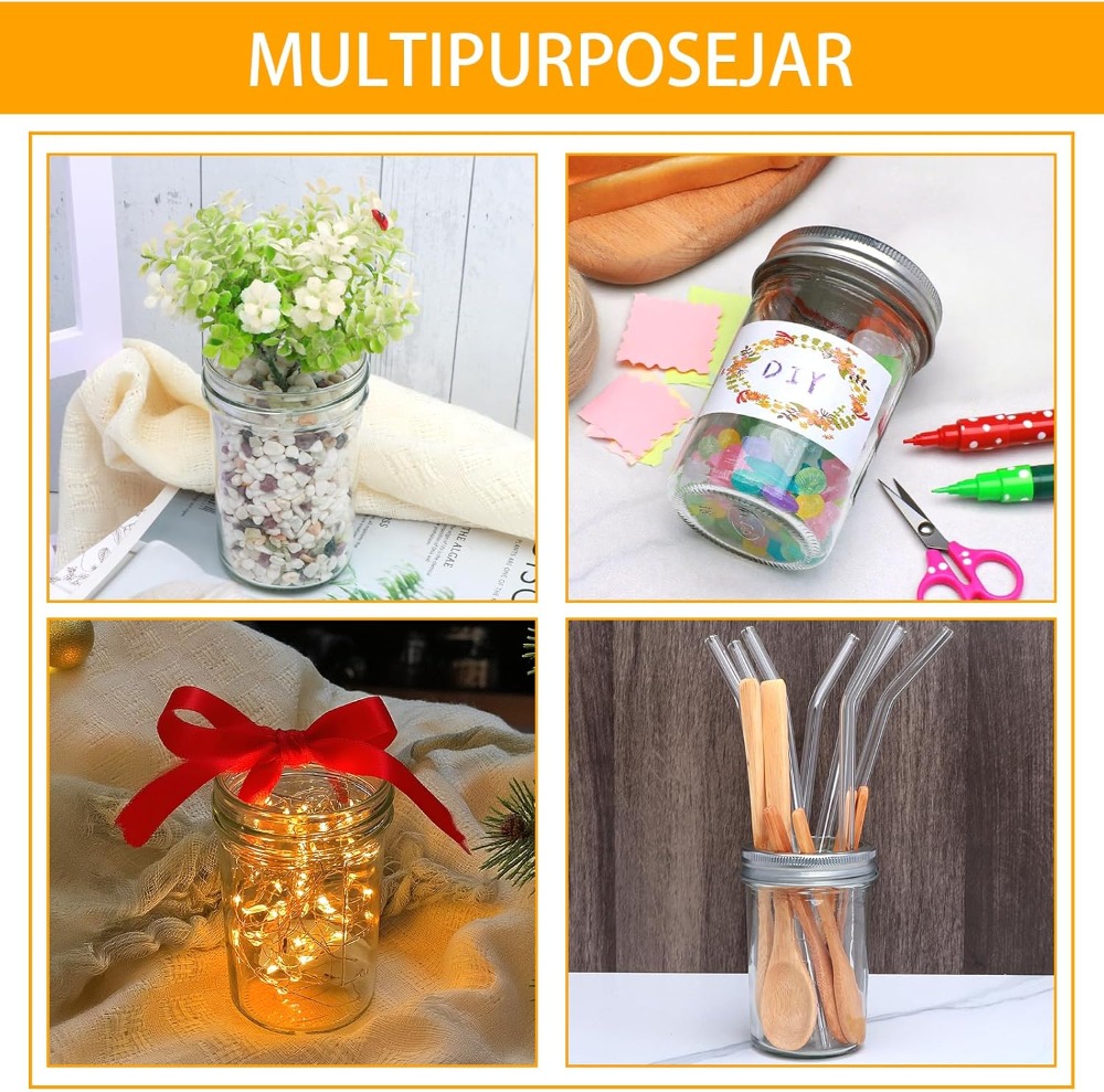 Lot de 30 bocaux Mason de 8 oz - Mason Jar 8Oz avis et prix