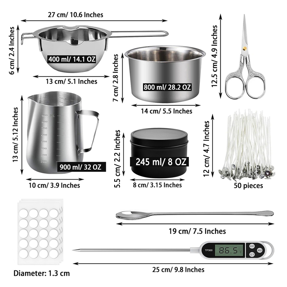 Glintmos Kit de fabrication de - Candle Supplies To Make Candles avis et prix