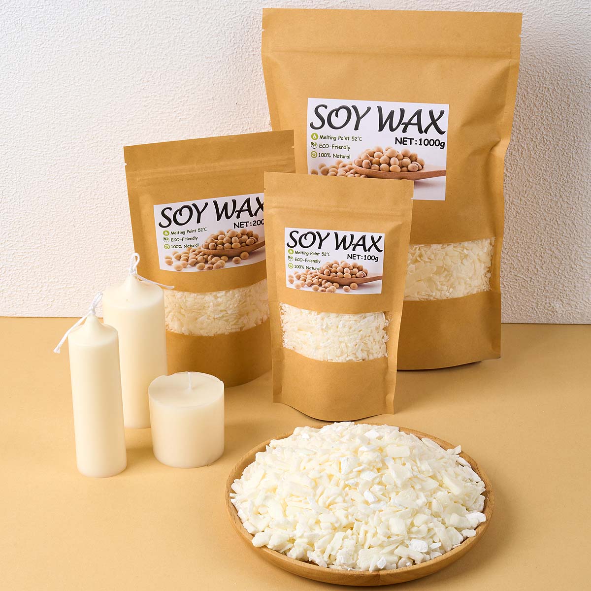 Cire de soja blanche Pure de 1 - Candle Supplies To Make Candles avis et prix