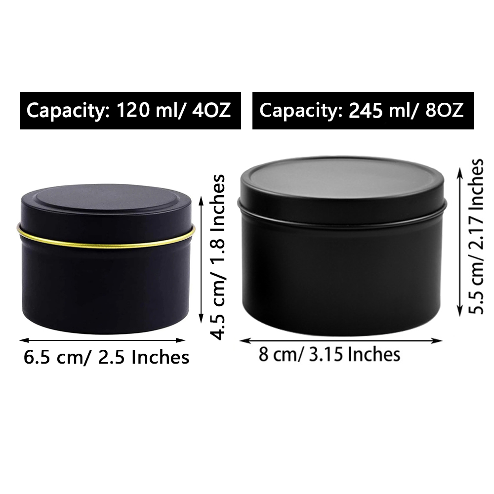 Boîtes de bougies avec couverc - Mason Jar 8Oz avis et prix