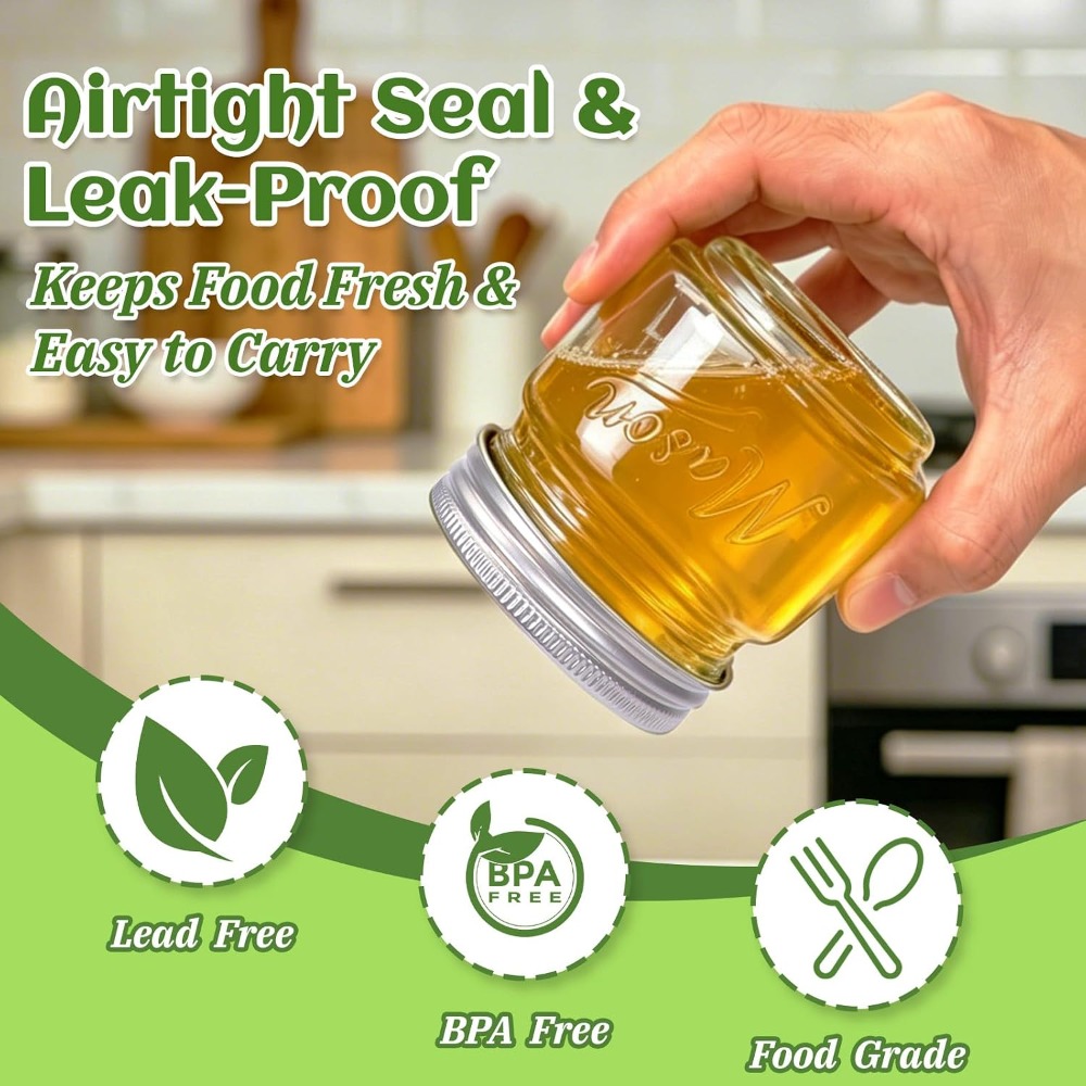 Bocaux Mason de 8 oz avec couv - Mason Jar 8Oz avis et prix