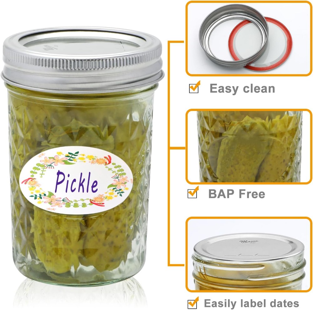 Lot de 30 bocaux Mason de 8 oz - Mason Jar 8Oz avis et prix