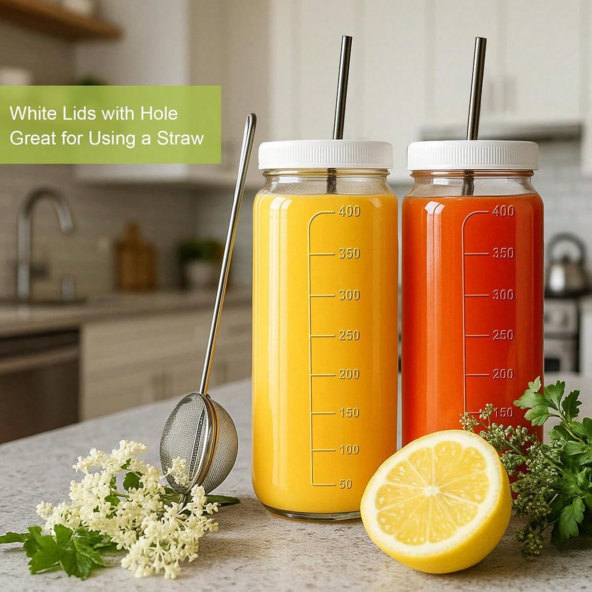 Lot de 8 bouteilles en verre p - Mason Jar 8Oz avis et prix